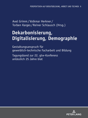 cover image of Dekarbonisierung, Digitalisierung, Demographie